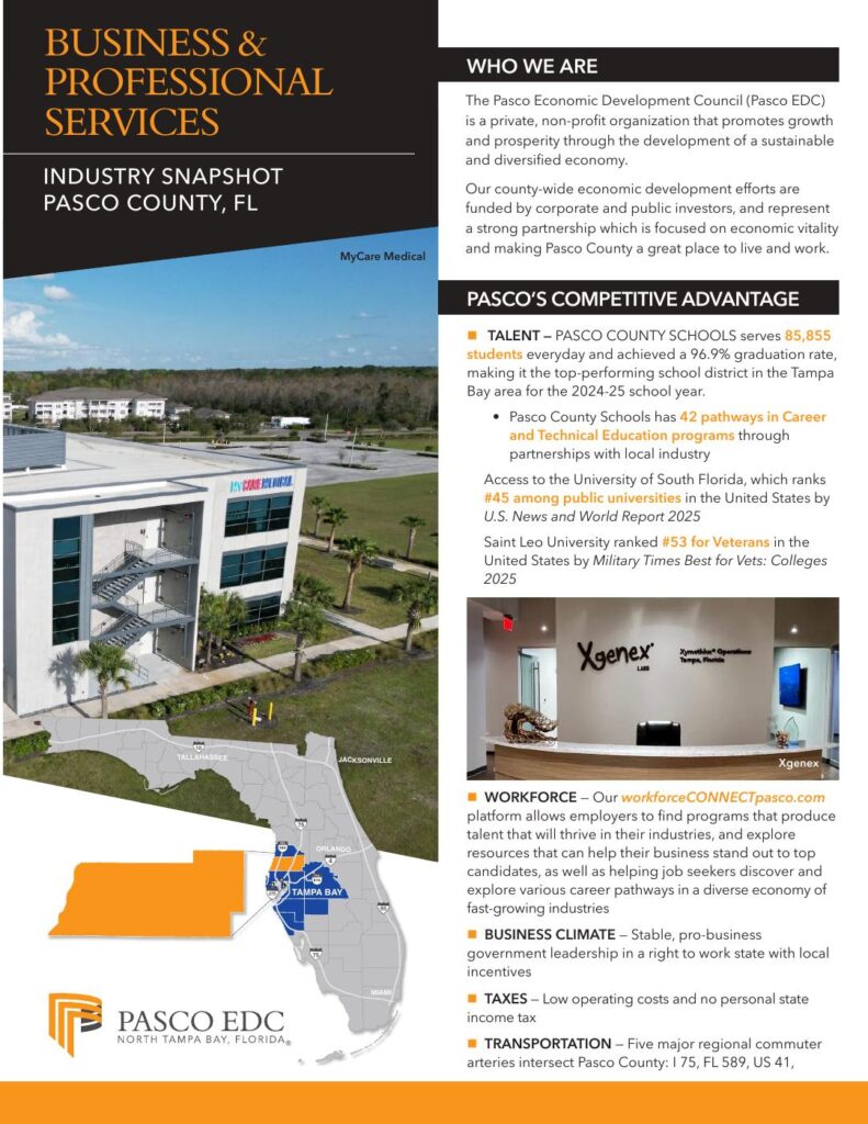 Pasco Economic Development Council in Pasco County, Florida