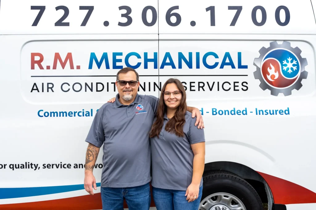 R.M. Mechanical Air Conditioning Services team in Pasco County