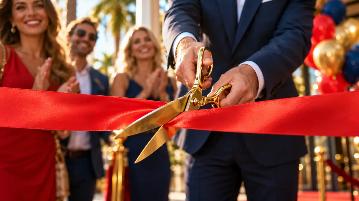Grand opening and ribbon cutting events