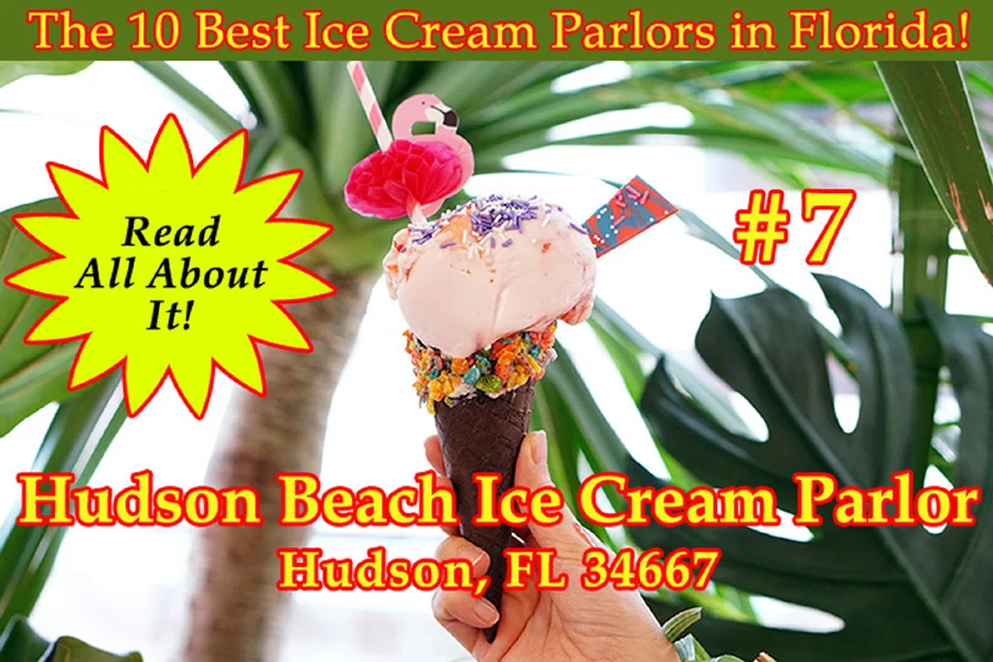 Hudson Beach Ice Cream Parlor in Pasco County, Florida